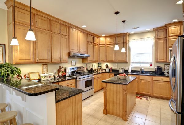 Maple Kitchen Cabinet Repair in Mabank